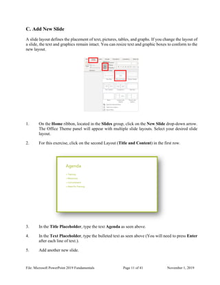 Microsoft PowerPoint 2019 Fundamentals.pdf