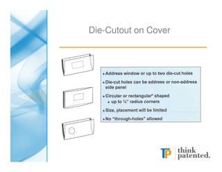 Die-Cutout on Cover
 