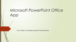 Microsoft PowerPoint Office present.pptx
