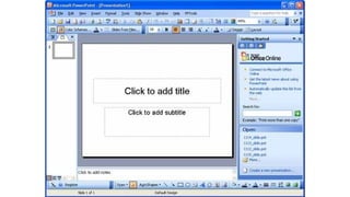Microsoft PowerPoint User Interface MS PowerPoint | PPTX