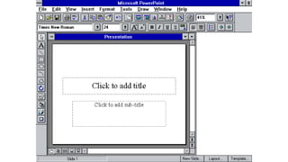 Microsoft PowerPoint User Interface MS PowerPoint | PPTX