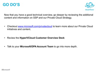 Microsoft private cloud | PPTX