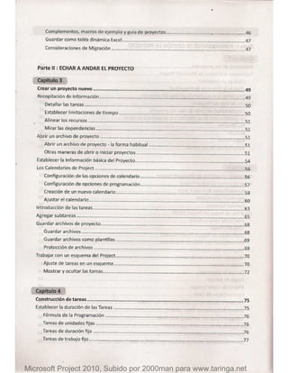 Microsoft project 2010 (final)