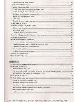 Microsoft project 2010 (final)