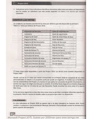 Microsoft project 2010 (final)