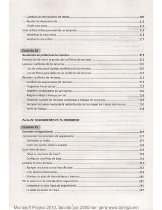 Microsoft project 2010 (final)