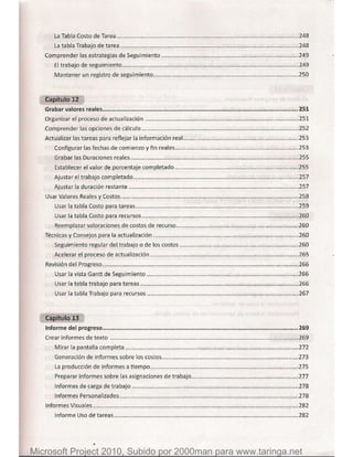 Microsoft project 2010 (final)