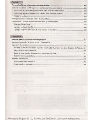 Microsoft project 2010 (final)