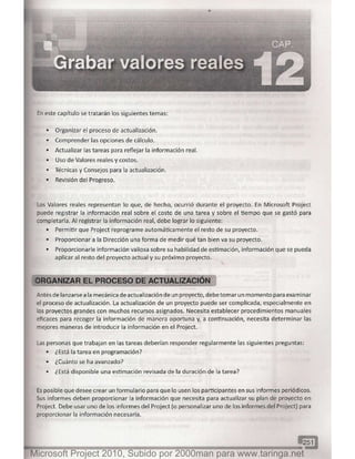 Microsoft project 2010 (final)