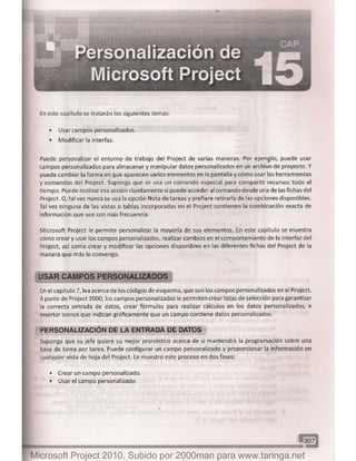 Microsoft project 2010 (final)