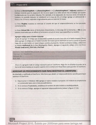 Microsoft project 2010 (final)