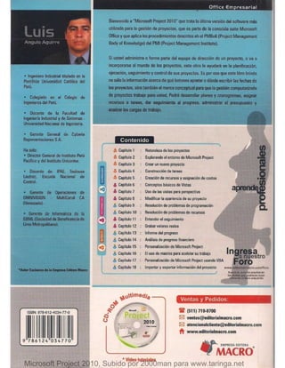 Microsoft project 2010 (final)