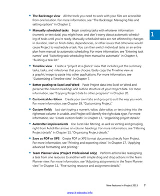 Microsoft project 2013 step by step | PDF