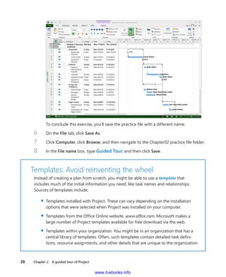 Microsoft project 2013 step by step | PDF