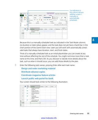 Microsoft project 2013 step by step | PDF