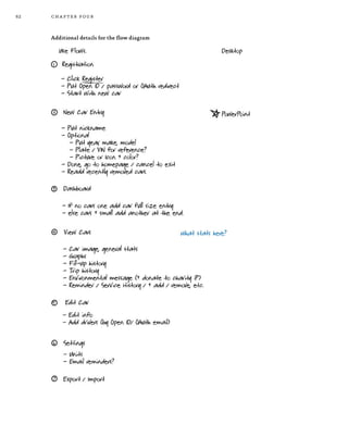 62 chapter four
Additional details for the flow diagram
 