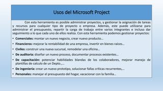 Microsoft proyect | PDF