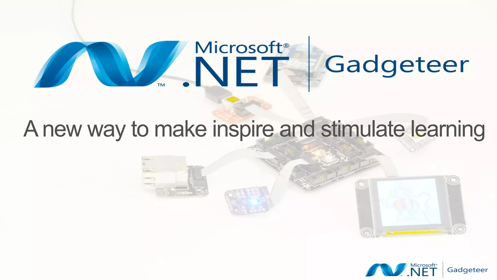 A new way to make inspire and stimulate learning
 