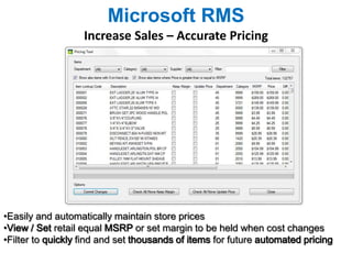 Microsoft Rms Pos Microsoft RMS ACE Hardware POS - ACE Hardware Point of Sale System | PPTX