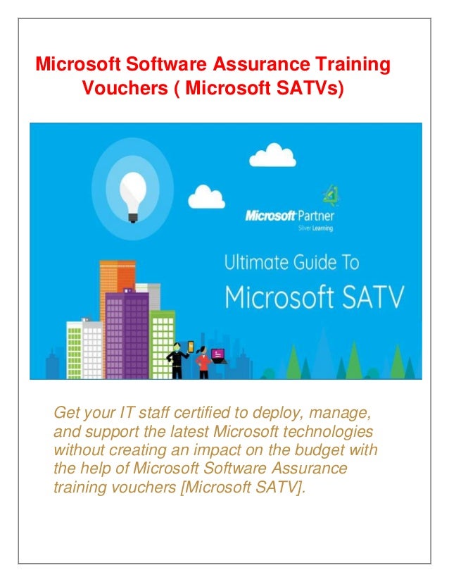 Software Assurance Training Voucher Microsoft