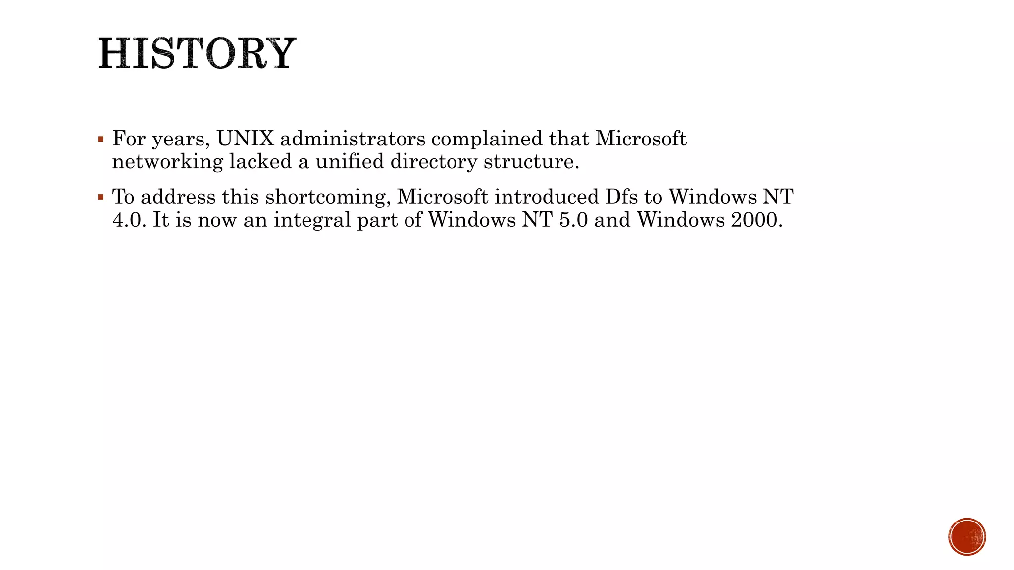 Microsoft's distributed file system | PPT