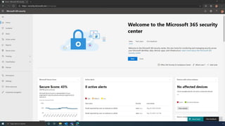 Microsoft Secure Score Demo