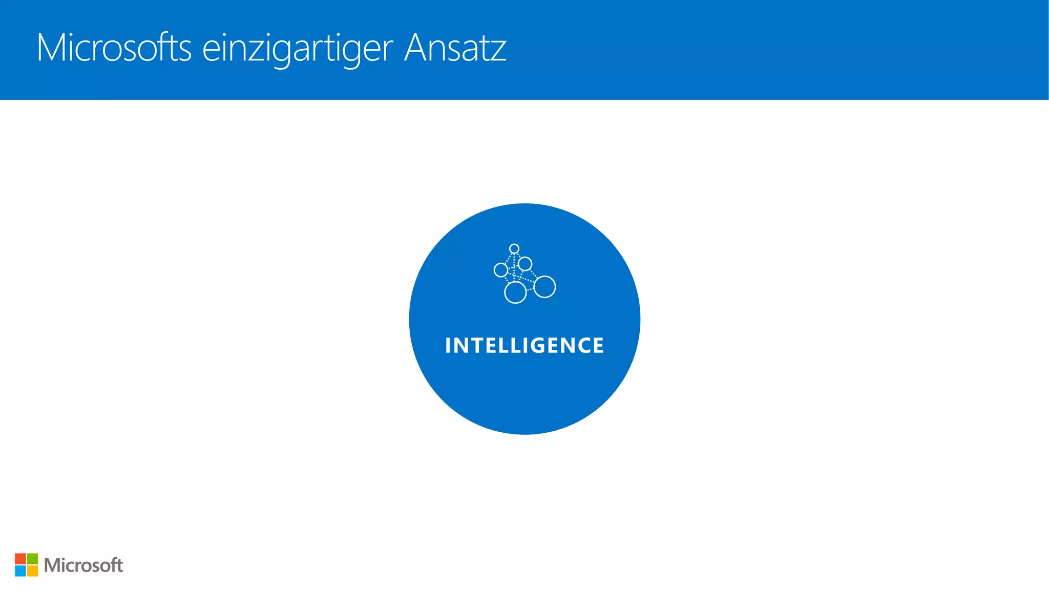 Microsofts einzigartiger Ansatz
 