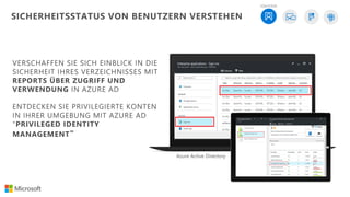 Identität
SICHERHEITSSTATUS VON BENUTZERN VERSTEHEN
 
