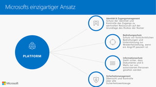 Microsofts einzigartiger Ansatz
 