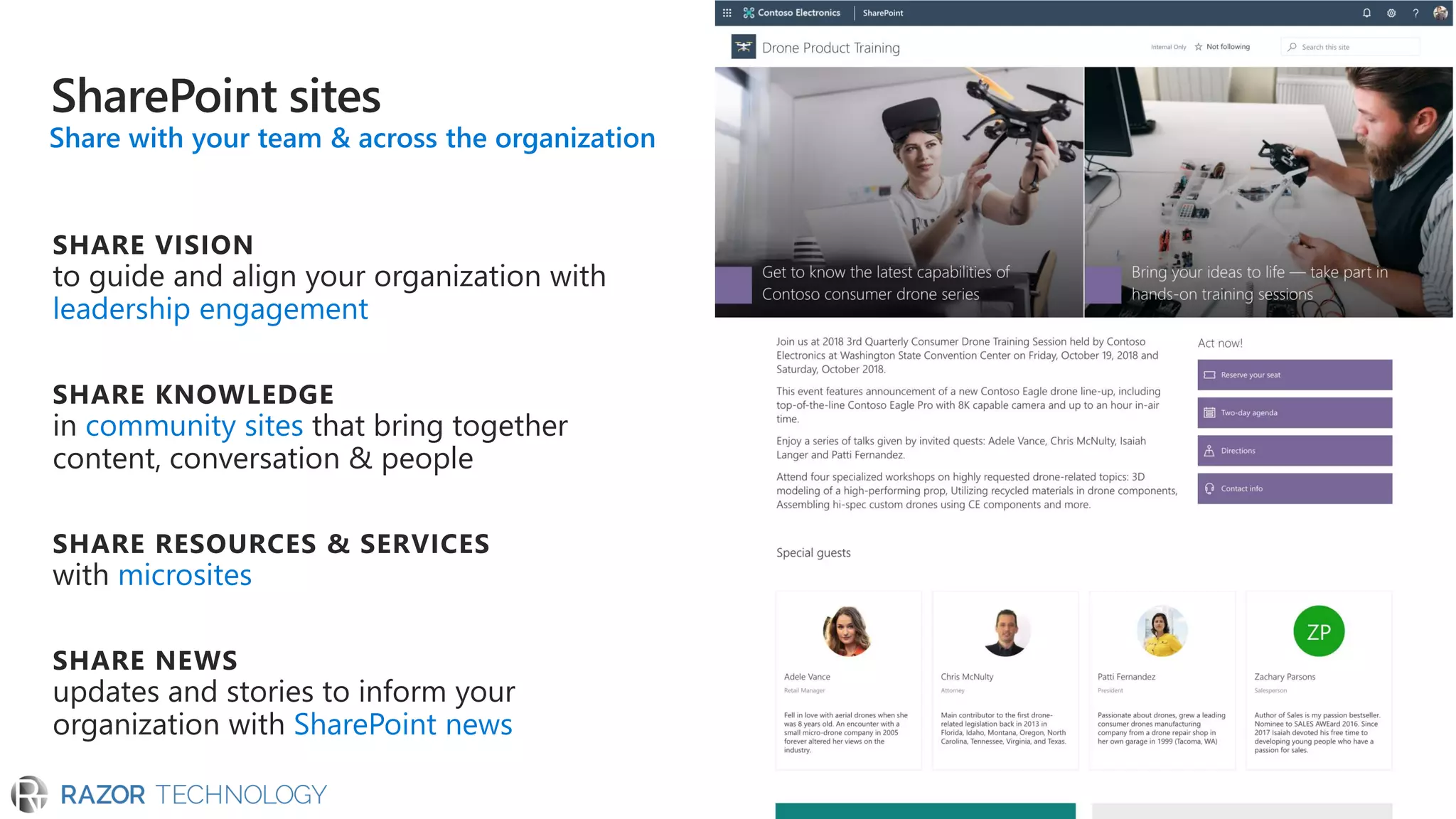 that bring together
content, conversation & people
 