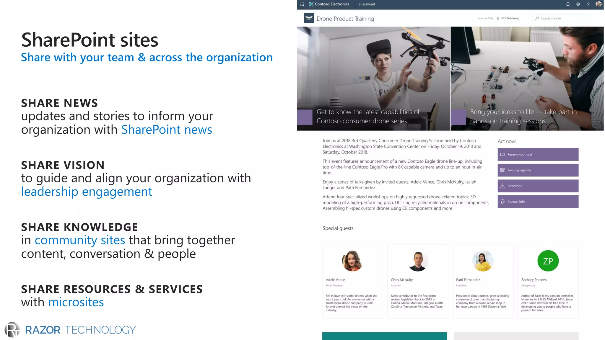 that bring together
content, conversation & people
 