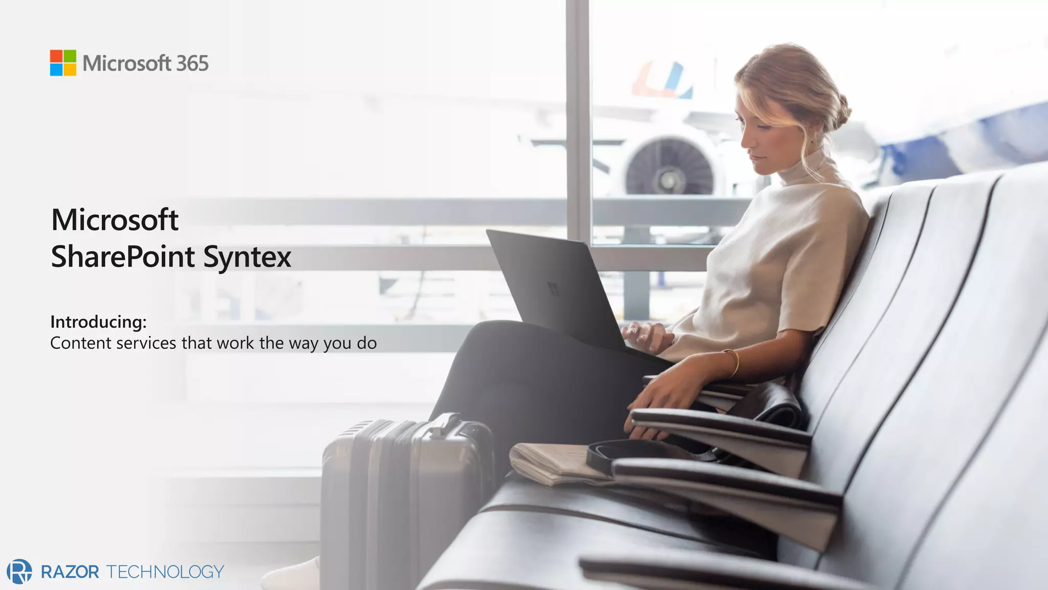 Microsoft
SharePoint Syntex
Introducing:
Content services that work the way you do
 
