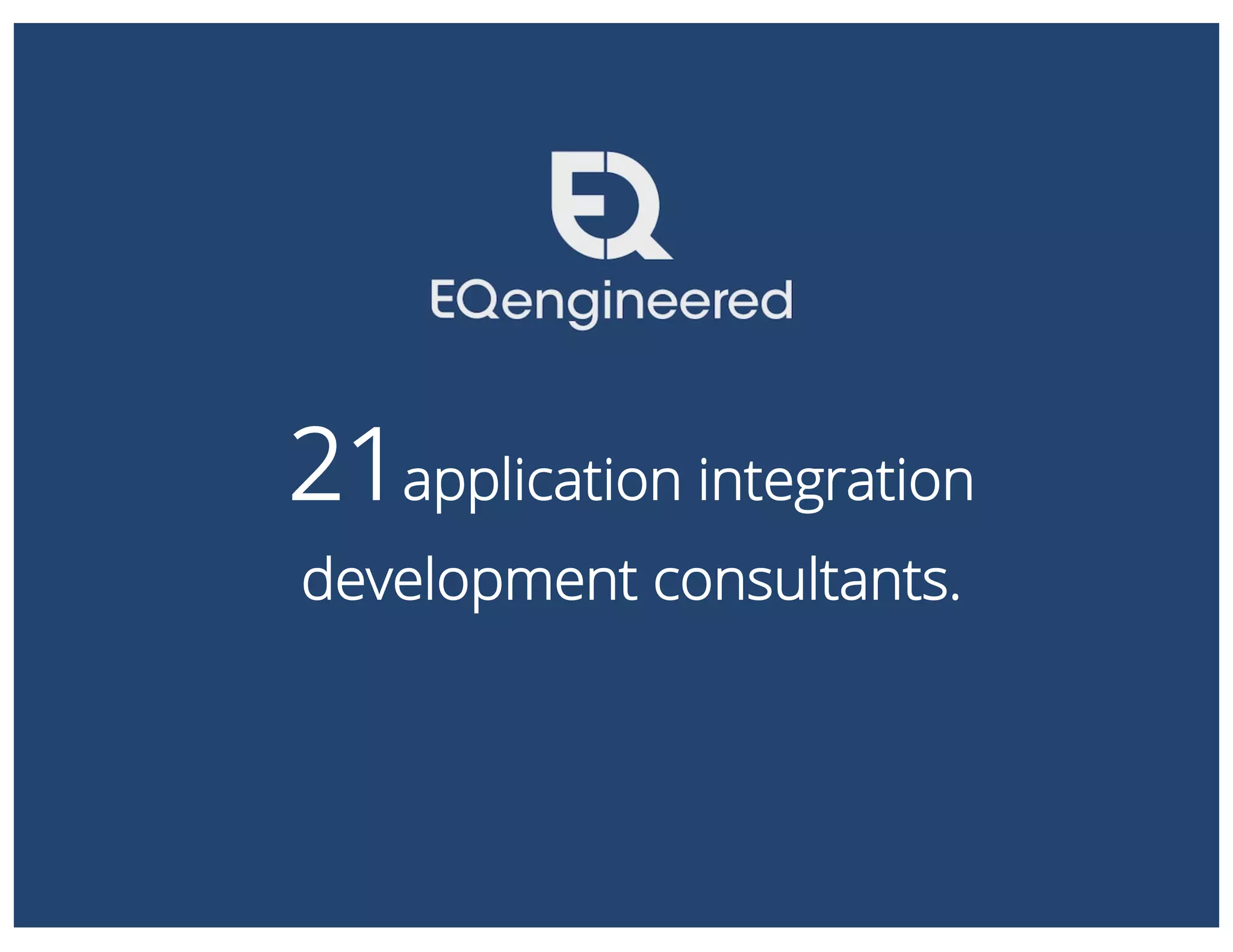 21application integration
development consultants.
 