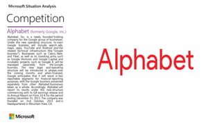 Situation Analysis: Microsoft