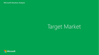 Situation Analysis: Microsoft