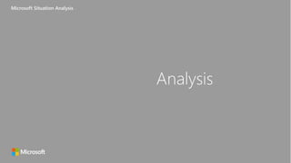 Situation Analysis: Microsoft