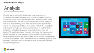 Situation Analysis: Microsoft