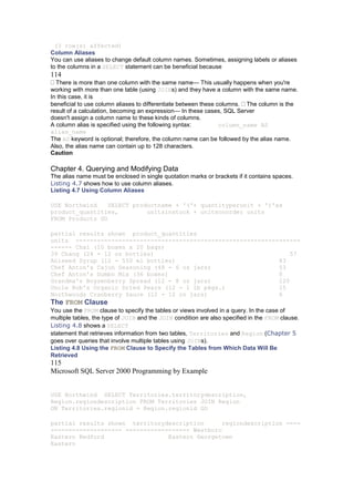 Microsoft sql server 2000 programming by example | DOCX