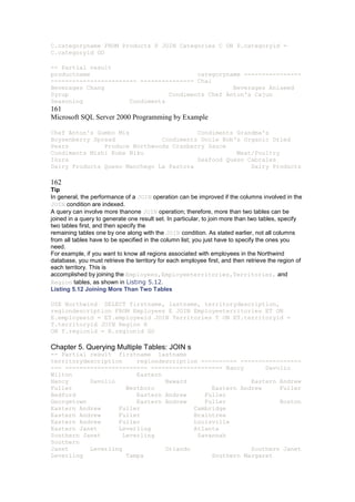 Microsoft sql server 2000 programming by example | DOCX