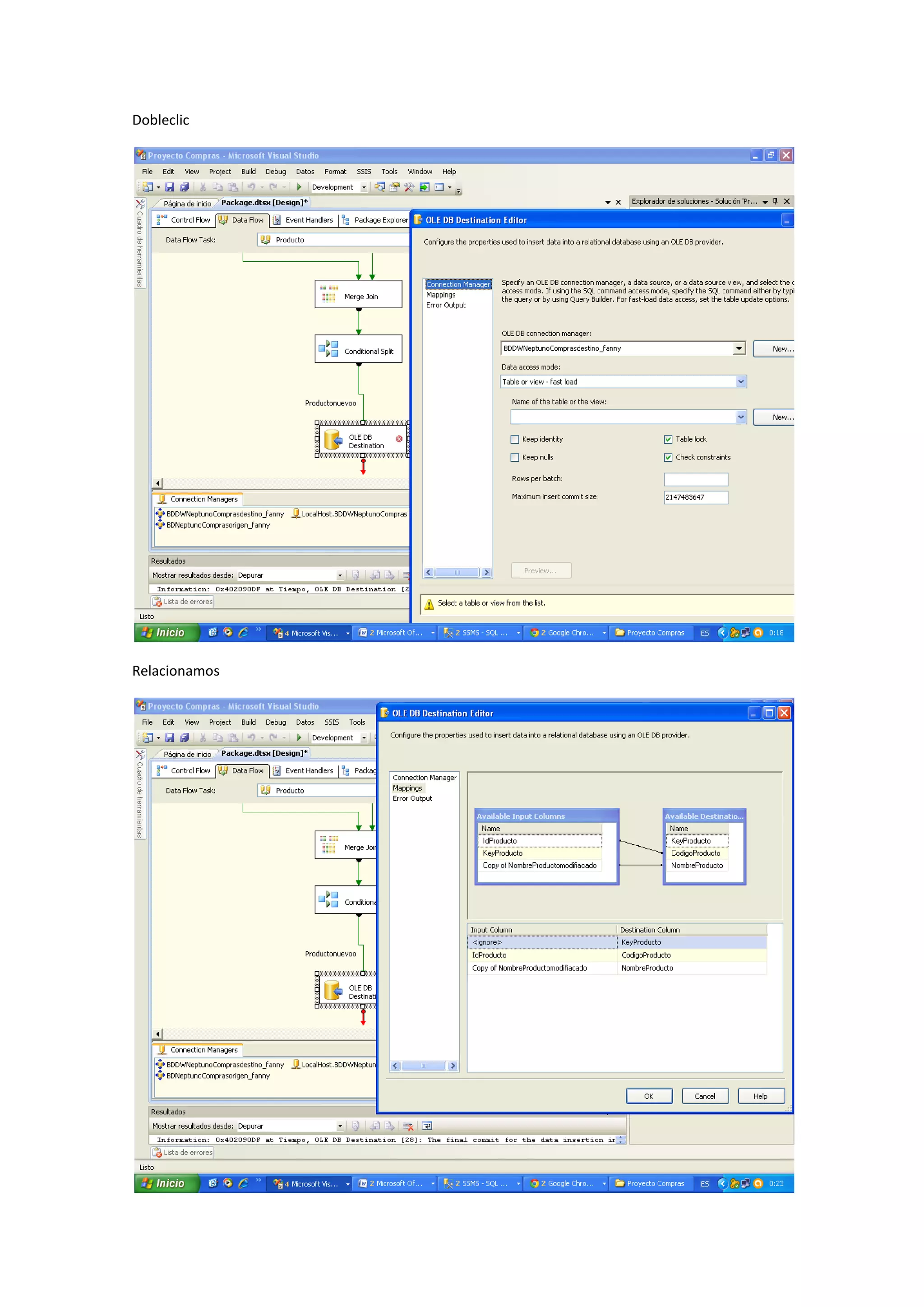 Dobleclic
Relacionamos
 