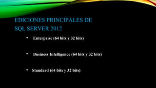 Microsoft sql server 2012 | PPT