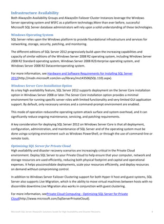 Microsoft SQL Server always on solutions guide for high availability ...