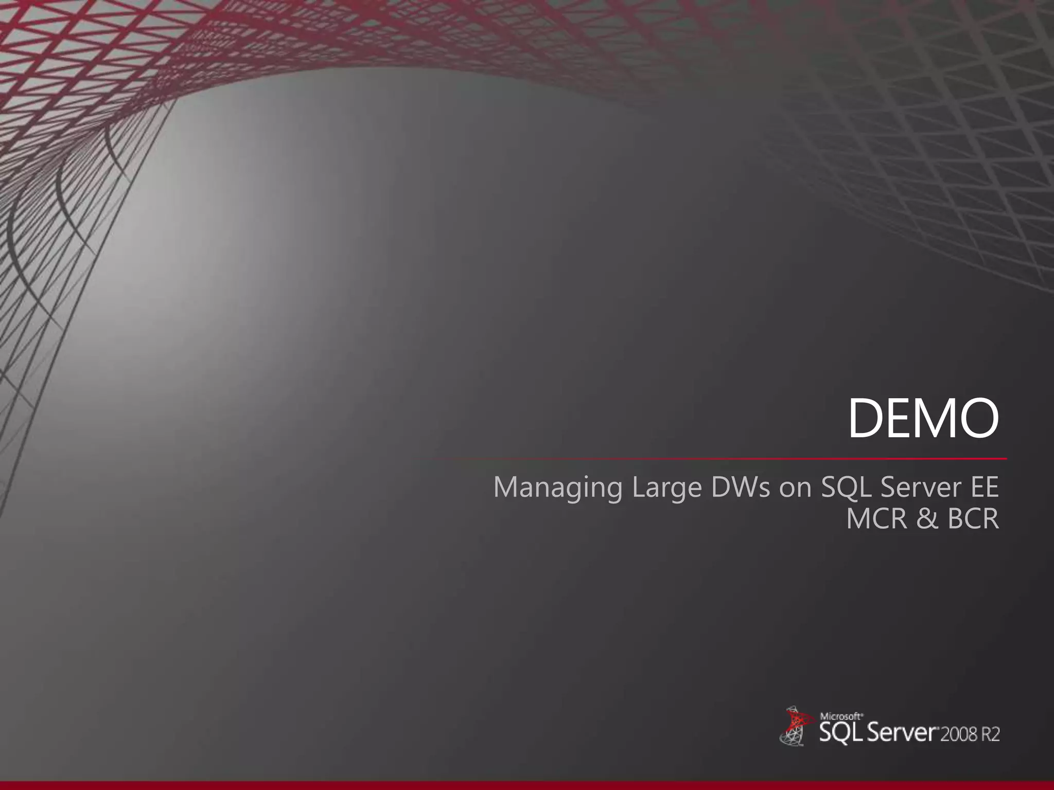 Microsoft SQL Server Data Warehouses for SQL Server DBAs | PPT