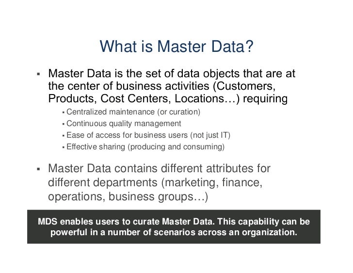 Microsoft Master Data Services with SQL Server 2012
