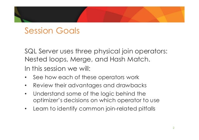 Microsoft SQL Server Physical Join Operators