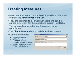 Microsoft SQL Server PowerPivot | PDF