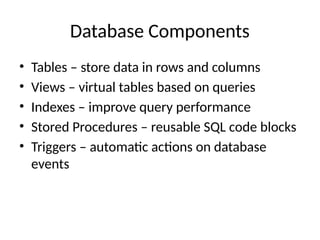 Comprehensive Introduction to Microsoft SQL Server and Relational ...