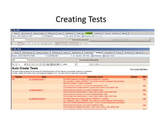 Creating Tests
       g
 