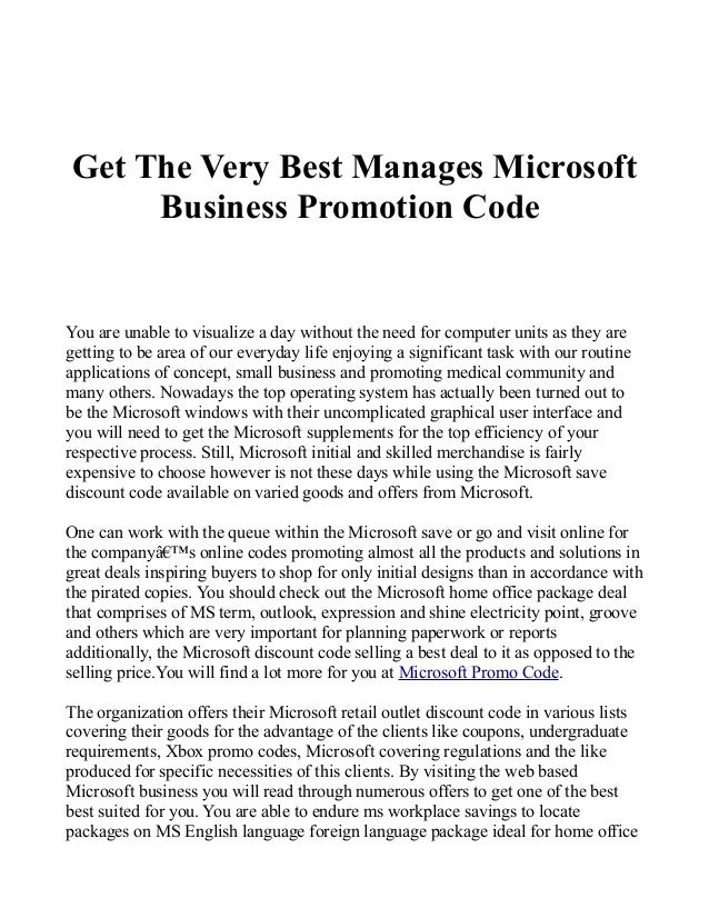 microsoft store promo codes