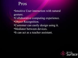Microsoft surface | PPT